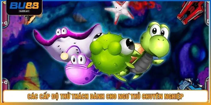 Các cấp độ thử thách dành cho ngư thủ chuyên nghiệp